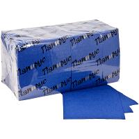 Купить салфетка бумажная синяя 33х33 см 1-слойные 300 шт/уп папирус 1/8, 1 шт. в Казани