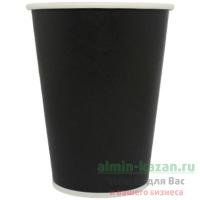 Купить стакан бумажный 400мл d90 мм 1-сл для горячих напитков черный huhtamaki 1/50/1000, 50 шт./упак в Казани