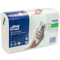 Купить полотенце бумажное листовое 2-сл 190 лист/уп 213х234 мм multifold-сложения tork h2 xpress (арт.471103) натурально-белое sca 1/20 в Казани