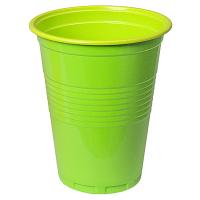 Купить стакан пластиковый 180мл d70 мм ps зеленый/желтый диапазон 1/100/3000 в Казани