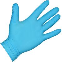 Купить перчатки одноразовые латексные l 50 шт/уп неопудренные high risk синие "benovy" 1/10, 1 шт. в Казани