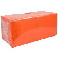 Купить салфетка бумажная оранжевая 24х24 см 1-слойные 400 шт/уп 1/12 в Казани