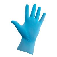 Купить перчатки одноразовые нитриловые m 100 шт/уп голубые "benovy" в Казани