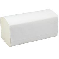 Купить полотенце бумажное листовое 1-сл 250 лист/уп 215х230 мм v-сложения белое "тс" 1/20 в Казани