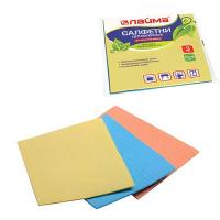 Салфетка губчатая целлюлозная ДхШ 150х180 мм 3 шт/уп LAIMA Купить салфетка губчатая целлюлозная дхш 150х180 мм 3 шт/уп laima в Казани