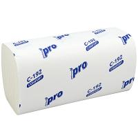 Купить полотенце бумажное листовое 1-сл 250 лист/уп 210х230 мм v-сложения белое protissue 1/20, 1 шт. в Казани