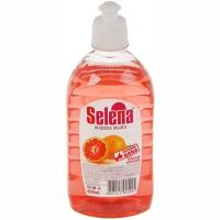Купить мыло жидкое 500мл прозрачное красный апельсин selena с дозатором push-pull gf 1/20 в Казани