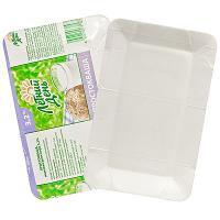 Купить тарелка картонная 200х130 мм 100 шт ламинированная прямоугольная белый/молоко "nn", 100 шт./упак в Казани