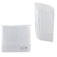 Купить колпак поварской одноразовый h290 мм 20 шт шеф белый бумага "almin" в Казани