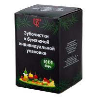 Купить зубочистки н65 мм 1000 шт/уп в бумаге в индивидуальной упак 1/50, 1 шт. в Казани
