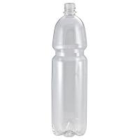 Купить бутылка пластиковая 1500мл с узким горлом без пробки с фигурным дном pet прозрачный 1/70, 70 шт./упак в Казани
