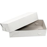 Купить коробка для пирожных дхшхв 275х130х60 мм картон белая 1/100 в Казани