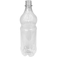 Купить бутылка пластиковая 1000мл с узким горлом без пробки с фигурным дном pet прозрачный 1/60 в Казани