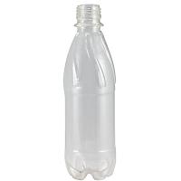 Купить бутылка пластиковая 300мл с узким горлом без пробки с фигурным дном pet прозрачный 1/300, 300 шт./упак в Казани