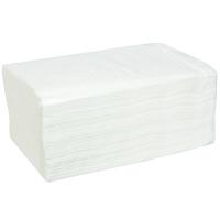 Купить полотенце бумажное листовое 2-сл 150 лист/уп 210х220 мм z-сложения белое 1/15, 1 шт. в Казани