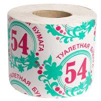 Купить бумага туалетная 1-сл 1 рул/уп 54 м стандарт серая 1/40 в Казани