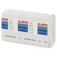 Полотенце бумажное листовое 1-сл 225х205 мм 190 лист/уп LAIMA UNIVERSAL Z-сложения БЕЛОЕ Купить полотенце бумажное листовое 1-сл 225х205 мм 190 лист/уп laima universal z-сложения белое в Казани