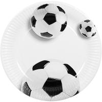 Купить тарелка бумажная d230 мм с дизайном футбольный мяч картон papstar 1/10/200 в Казани