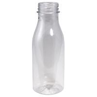 Купить бутылка пластиковая 300мл с широким горлом без пробки с плоским дном pet прозрачный 1/100 в Казани