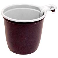 Купить чашка кофейная 200мл ps коричневый/белый у-ю 1/50/1000, 50 шт./упак в Казани