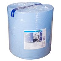 Купить материал протирочный бумажный 2-сл 340 м в рулоне н369хd375 мм tork синий sca 1/1 в Казани