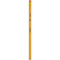 Купить карандаш простой незаточенный с ластиком 1/10/100, 10 шт./упак в Казани