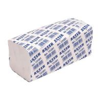 Купить полотенце бумажное листовое 2-сл 200 лист/уп 210х240 мм v-сложения aster pro v2 f белое aster 1/20 в Казани